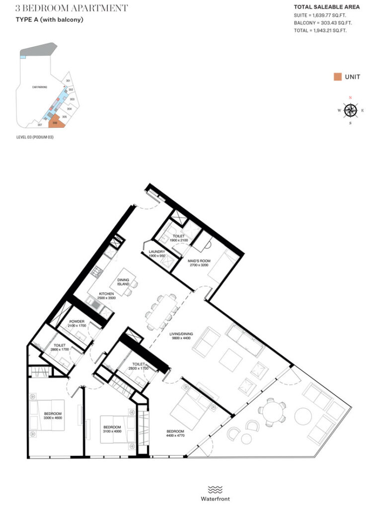 Waves Grande Floor Plan