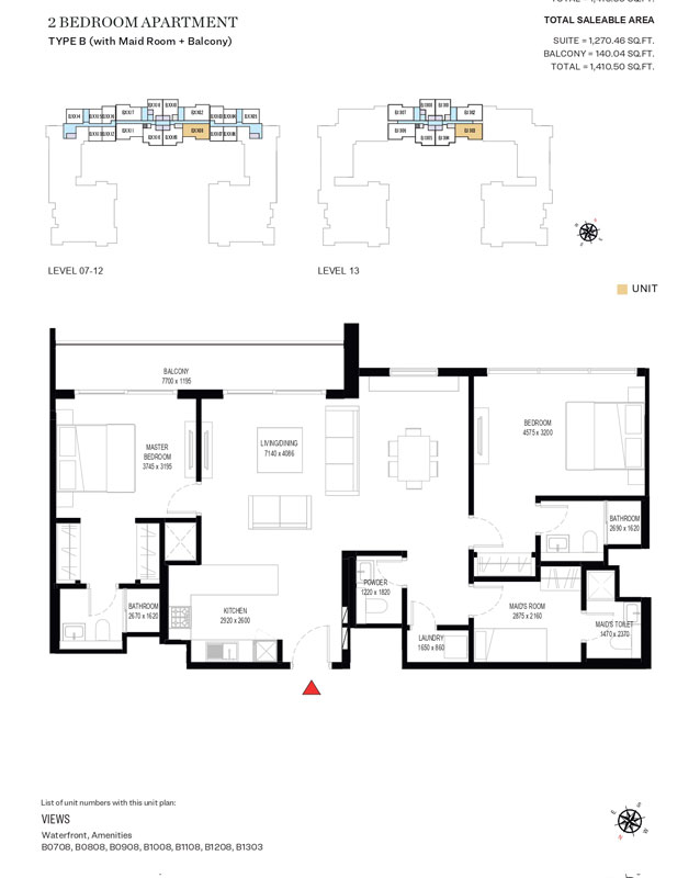 Crest Grande Tower B Floor Plan