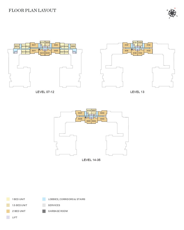 Crest Grande Tower B Floor Plan