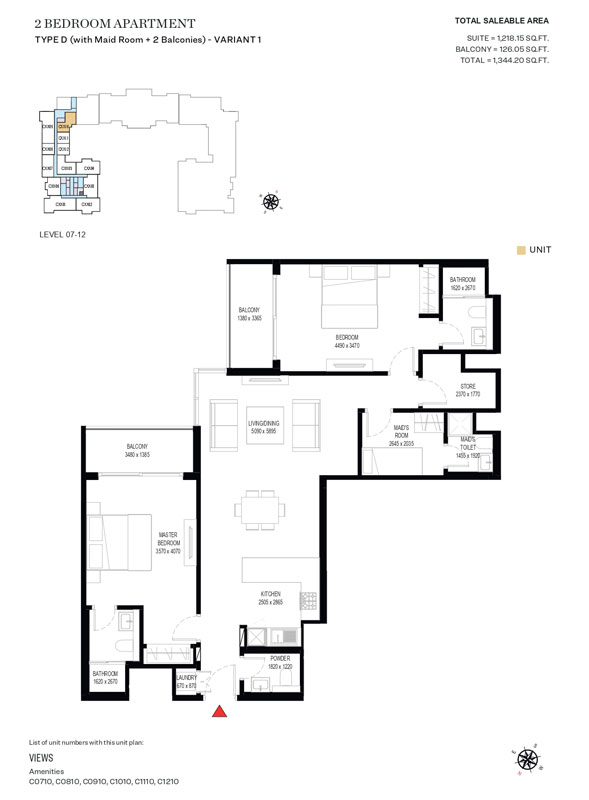 Crest Grande Tower C Floor Plan
