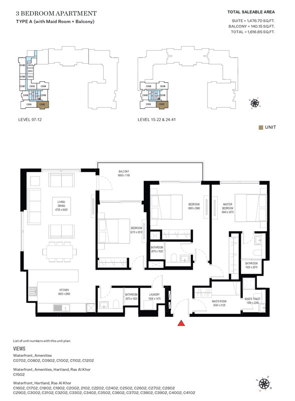 Crest Grande Tower C Floor Plan