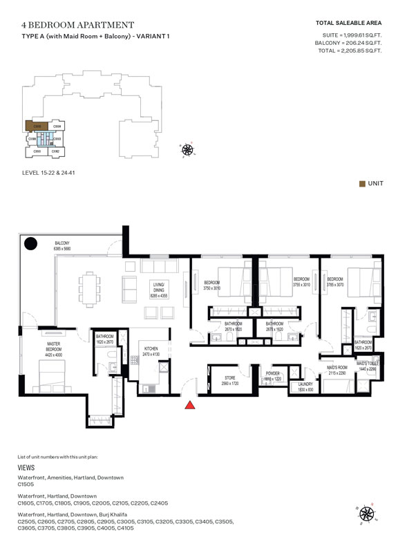 Crest Grande Tower C Floor Plan