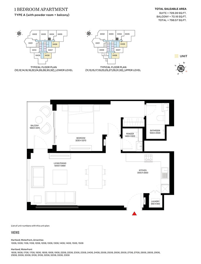 Waves Opulence at Sobha Hartland Floor Plan