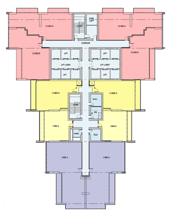 Sobha Verde at Jumeirah Lake Towers (JLT) Floor Plan