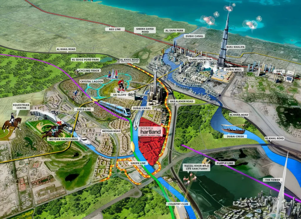Sobha Hartland Aflux Master Plan