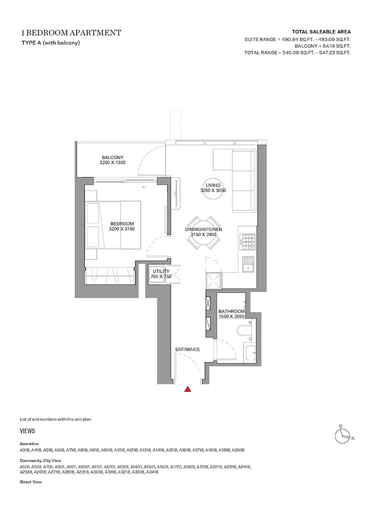 Sobha Orbis floor plan