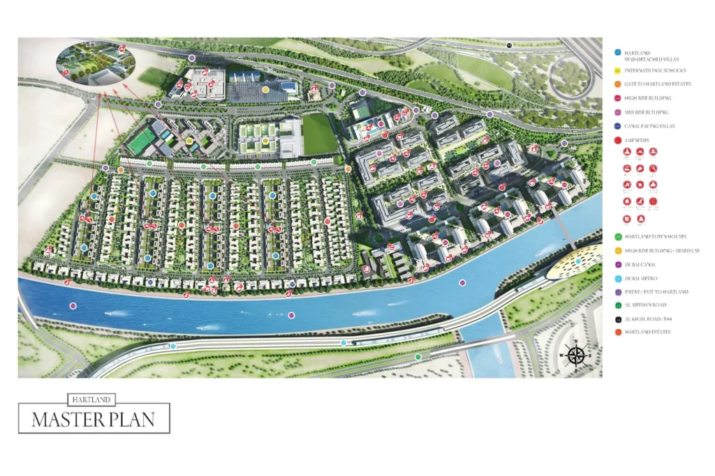 Sobha Hartland Estates Master Plan