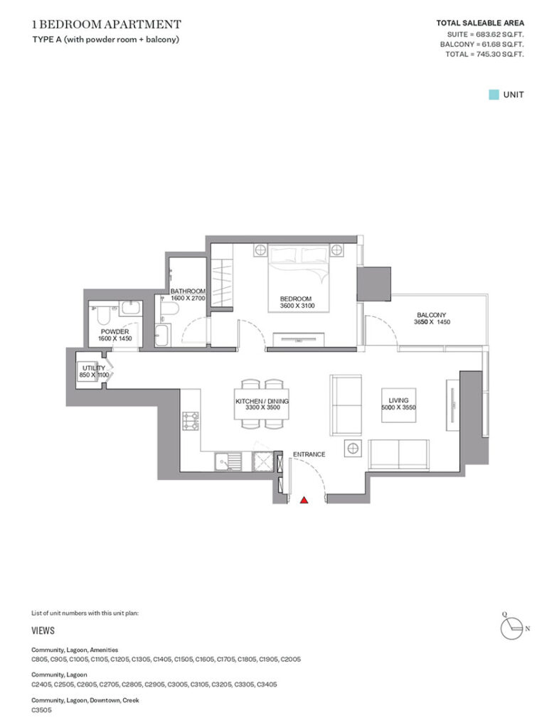 Skyscape Aura Floor Plan