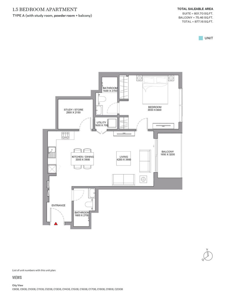 Skyscape Aura Floor Plan