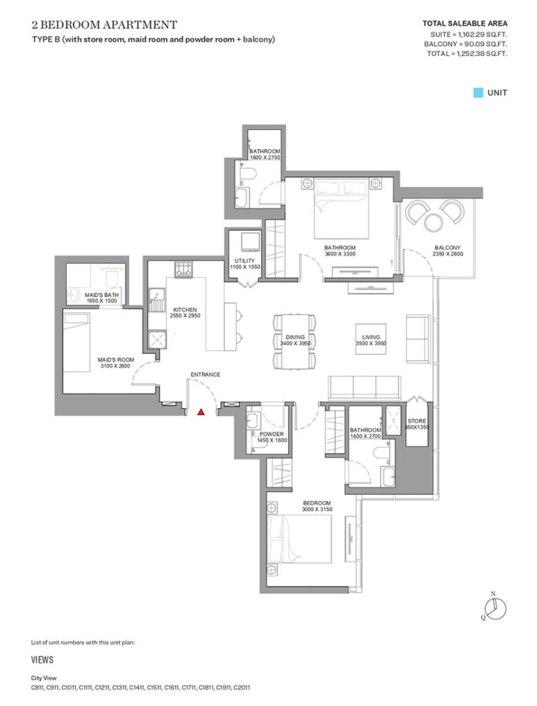 Skyscape Aura Floor Plan