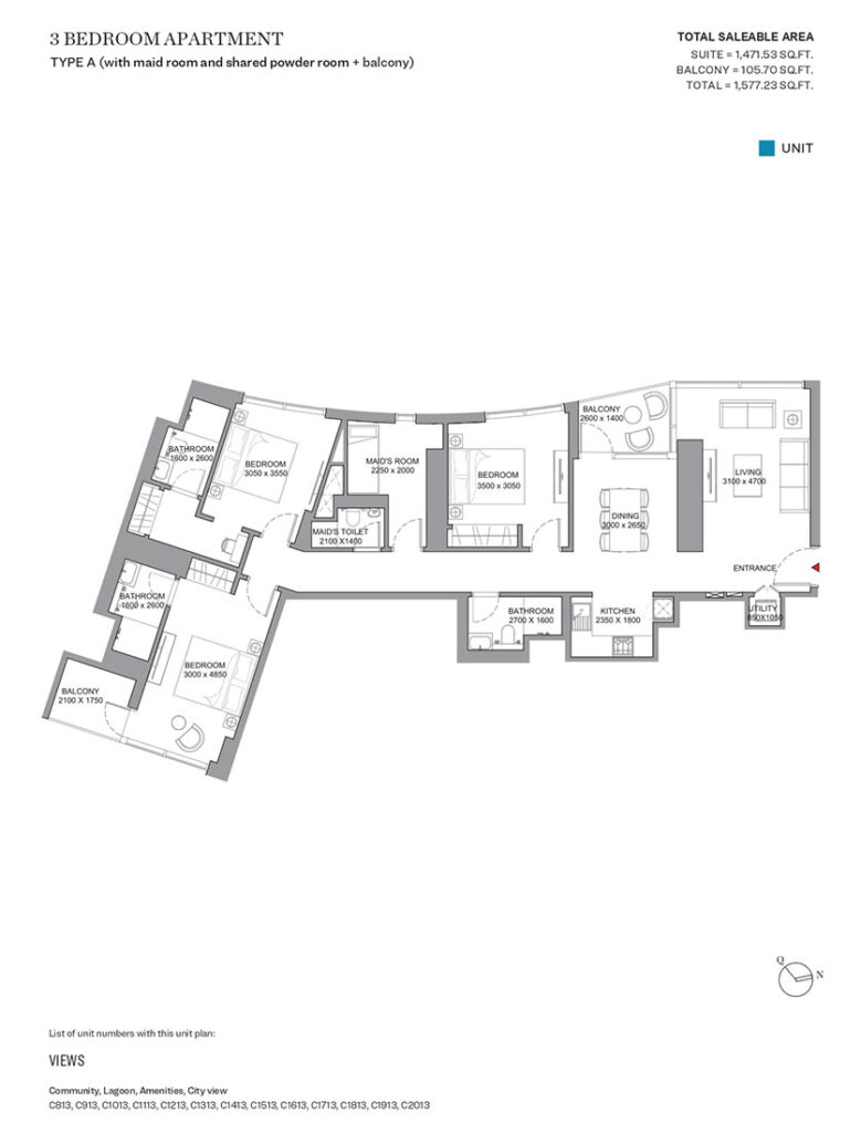 Skyscape Aura Floor Plan