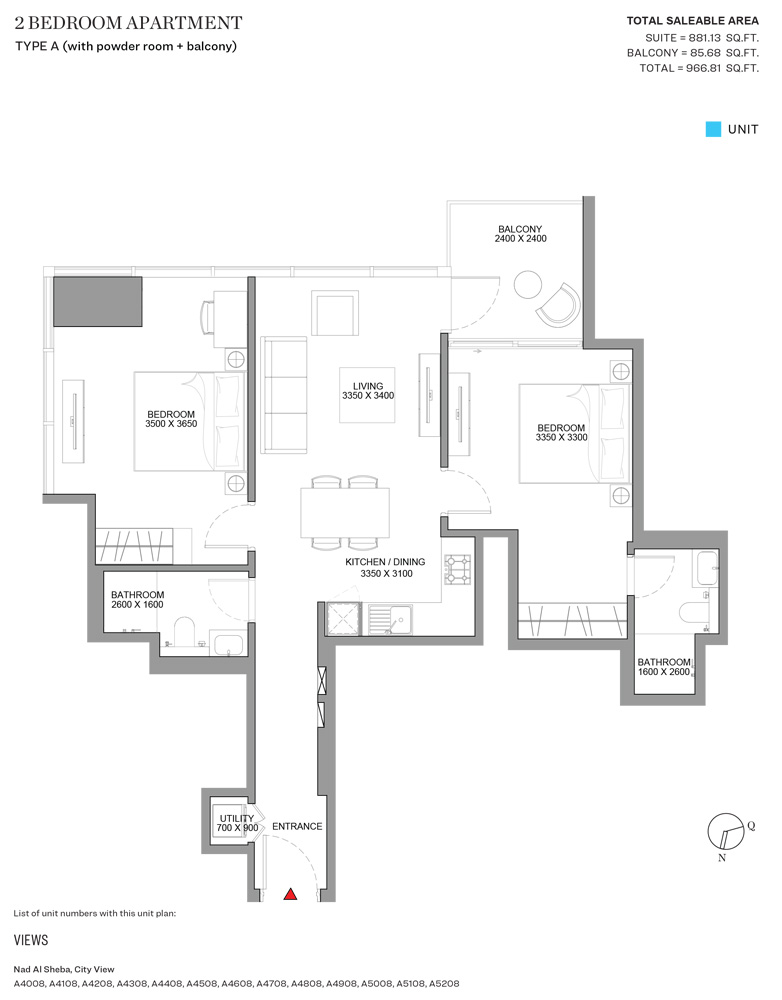 Skyscape Altius Floor Plan