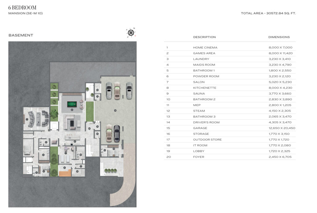Sobha The Mansions floor plan