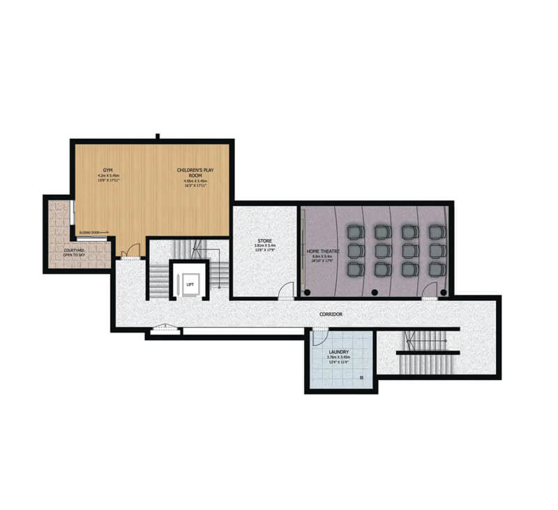Water Canal Villas Floor Plan