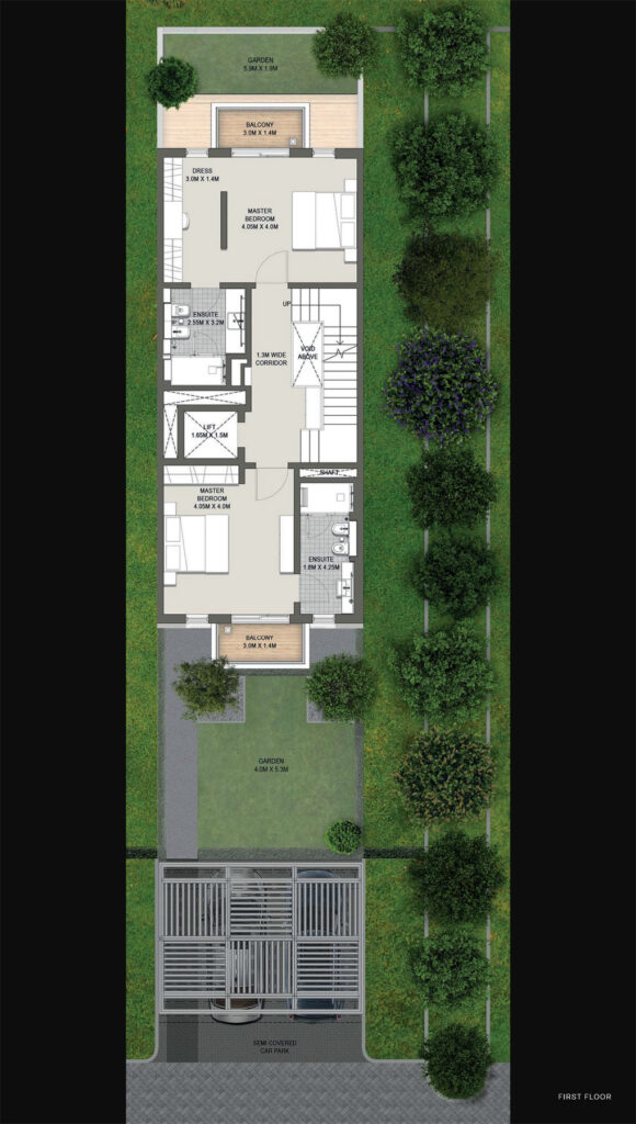 Garden Houses Floor Plan