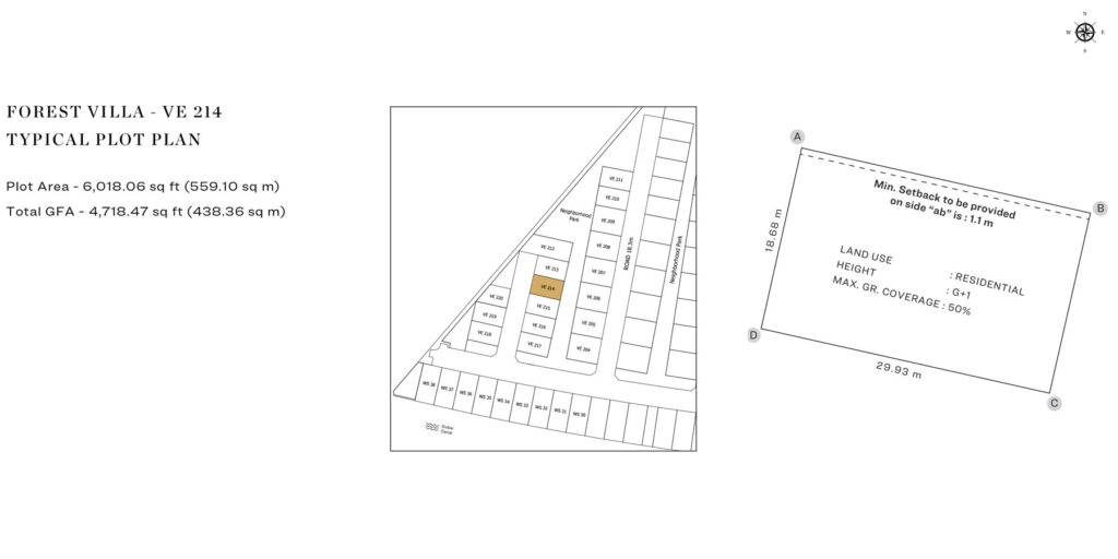 Tranquility Villa Plots Floor Plan